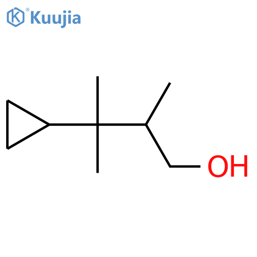 3-Cyclopropyl-2,3-dimethylbutan-1-ol structure