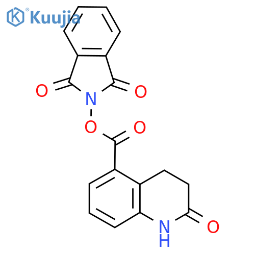1,3-dioxo-2,3-dihydro-1H-isoindol-2-yl 2-oxo-1,2,3,4-tetrahydroquinoline-5-carboxylate structure