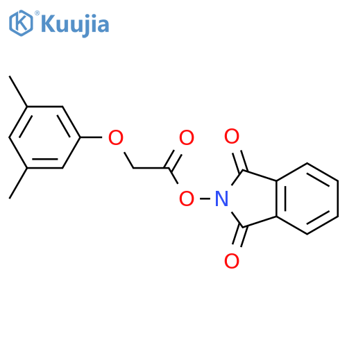 1,3-dioxo-2,3-dihydro-1H-isoindol-2-yl 2-(3,5-dimethylphenoxy)acetate structure