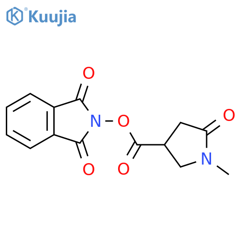 1,3-dioxo-2,3-dihydro-1H-isoindol-2-yl 1-methyl-5-oxopyrrolidine-3-carboxylate structure