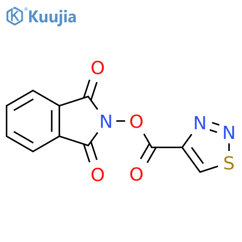 1,3-dioxo-2,3-dihydro-1H-isoindol-2-yl 1,2,3-thiadiazole-4-carboxylate structure