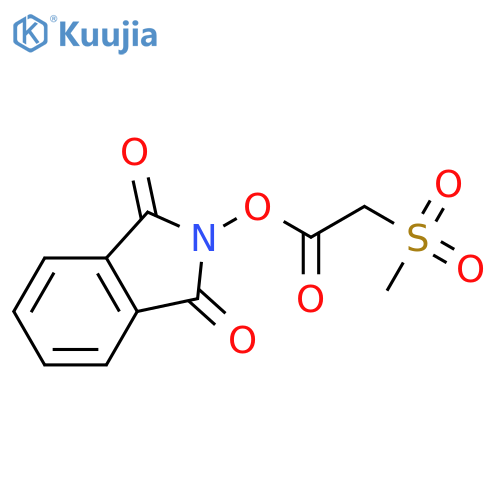 1,3-dioxo-2,3-dihydro-1H-isoindol-2-yl 2-methanesulfonylacetate structure