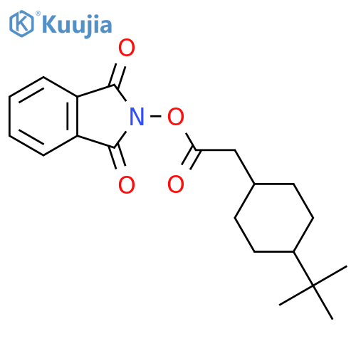 1,3-dioxo-2,3-dihydro-1H-isoindol-2-yl 2-(4-tert-butylcyclohexyl)acetate structure