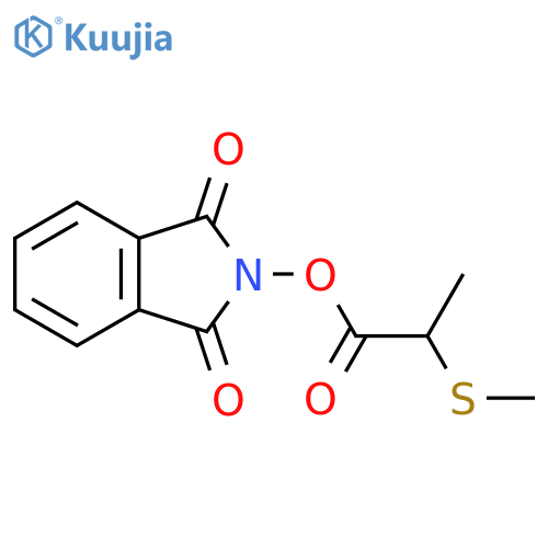 1,3-dioxo-2,3-dihydro-1H-isoindol-2-yl 2-(methylsulfanyl)propanoate structure