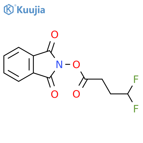 1,3-dioxo-2,3-dihydro-1H-isoindol-2-yl 4,4-difluorobutanoate structure