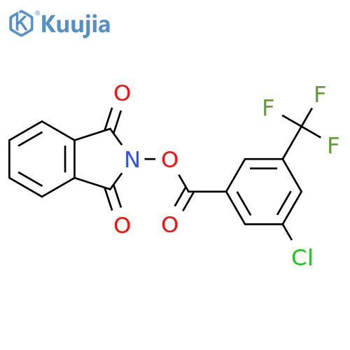 1,3-dioxo-2,3-dihydro-1H-isoindol-2-yl 3-chloro-5-(trifluoromethyl)benzoate structure