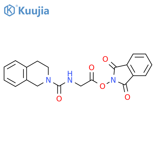1,3-dioxo-2,3-dihydro-1H-isoindol-2-yl 2-[(1,2,3,4-tetrahydroisoquinoline-2-carbonyl)amino]acetate structure