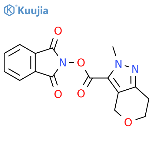 1,3-dioxo-2,3-dihydro-1H-isoindol-2-yl 2-methyl-2H,4H,6H,7H-pyrano[4,3-c]pyrazole-3-carboxylate structure