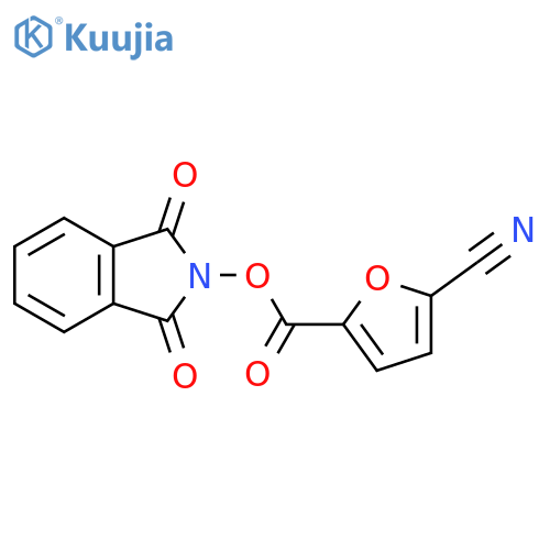 1,3-dioxo-2,3-dihydro-1H-isoindol-2-yl 5-cyanofuran-2-carboxylate structure
