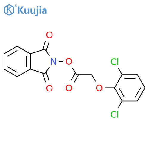 1,3-dioxo-2,3-dihydro-1H-isoindol-2-yl 2-(2,6-dichlorophenoxy)acetate structure