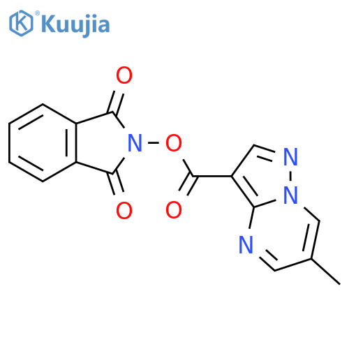 1,3-dioxo-2,3-dihydro-1H-isoindol-2-yl 6-methylpyrazolo[1,5-a]pyrimidine-3-carboxylate structure