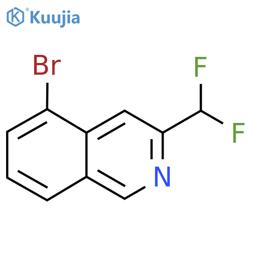 5-Bromo-3-(difluoromethyl)isoquinoline structure