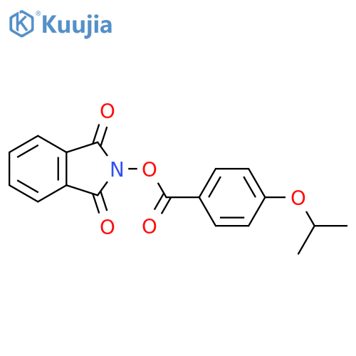 1,3-dioxo-2,3-dihydro-1H-isoindol-2-yl 4-(propan-2-yloxy)benzoate structure