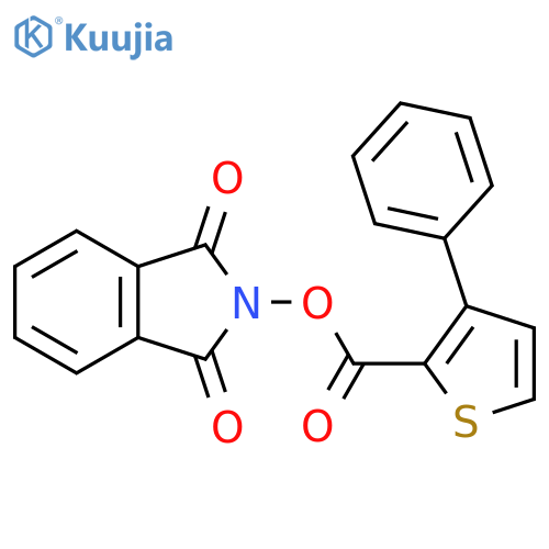 1,3-dioxo-2,3-dihydro-1H-isoindol-2-yl 3-phenylthiophene-2-carboxylate structure