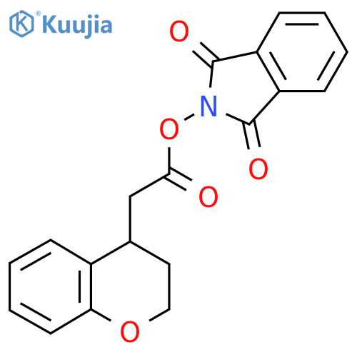1,3-dioxo-2,3-dihydro-1H-isoindol-2-yl 2-(3,4-dihydro-2H-1-benzopyran-4-yl)acetate structure