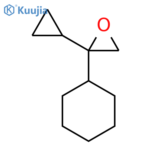 2-Cyclohexyl-2-cyclopropyloxirane structure