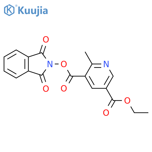 3-(1,3-dioxo-2,3-dihydro-1H-isoindol-2-yl) 5-ethyl 2-methylpyridine-3,5-dicarboxylate structure