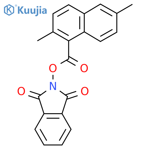 1,3-dioxo-2,3-dihydro-1H-isoindol-2-yl 2,6-dimethylnaphthalene-1-carboxylate structure