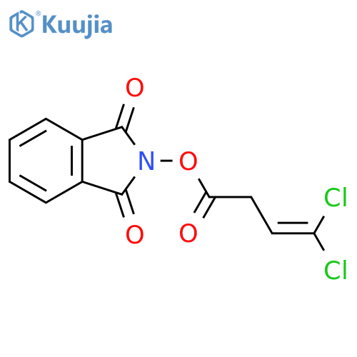 1,3-dioxo-2,3-dihydro-1H-isoindol-2-yl 4,4-dichlorobut-3-enoate structure