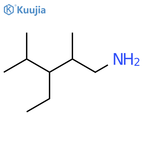 3-Ethyl-2,4-dimethylpentan-1-amine structure