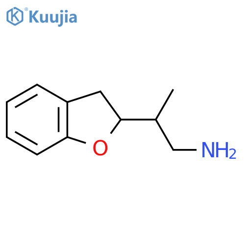 2-(2,3-Dihydro-1-benzofuran-2-yl)propan-1-amine structure