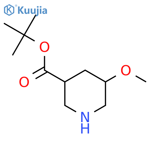 Tert-butyl 5-methoxypiperidine-3-carboxylate structure