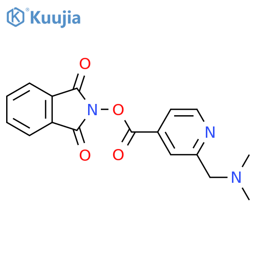 1,3-dioxo-2,3-dihydro-1H-isoindol-2-yl 2-[(dimethylamino)methyl]pyridine-4-carboxylate structure