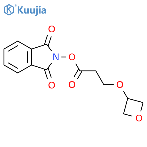 1,3-dioxo-2,3-dihydro-1H-isoindol-2-yl 3-(oxetan-3-yloxy)propanoate structure