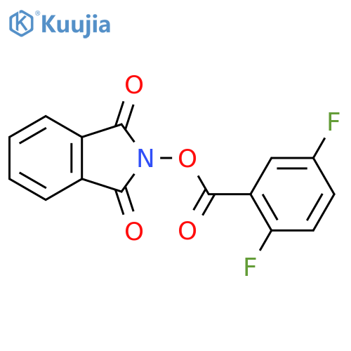 1,3-dioxo-2,3-dihydro-1H-isoindol-2-yl 2,5-difluorobenzoate structure
