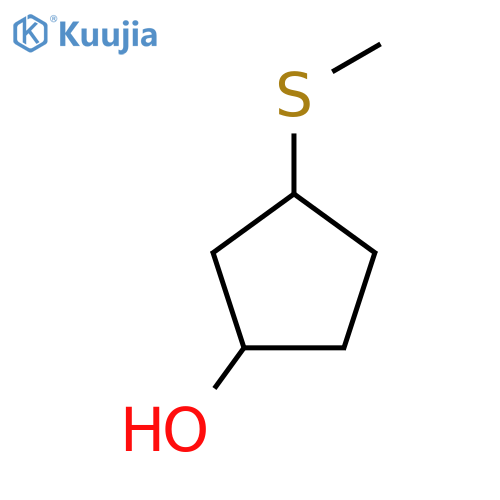 3-Methylsulfanylcyclopentan-1-ol structure