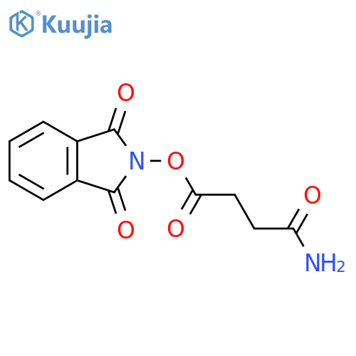 1,3-dioxo-2,3-dihydro-1H-isoindol-2-yl 3-carbamoylpropanoate structure