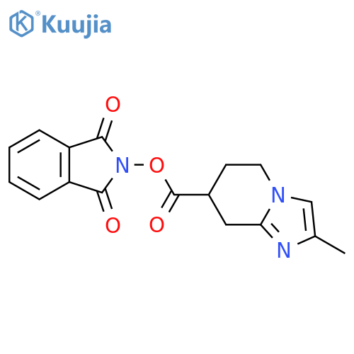 1,3-dioxo-2,3-dihydro-1H-isoindol-2-yl 2-methyl-5H,6H,7H,8H-imidazo[1,2-a]pyridine-7-carboxylate structure