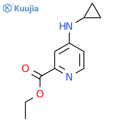 Ethyl 4-(cyclopropylamino)pyridine-2-carboxylate structure
