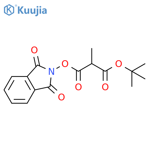 1-tert-butyl 1,3-dioxo-2,3-dihydro-1H-isoindol-2-yl 2-methylpropanedioate structure