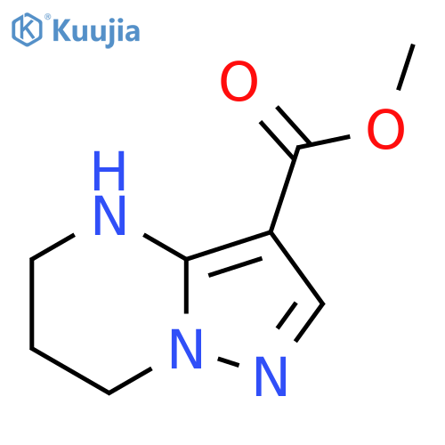 Methyl 4,5,6,7-tetrahydropyrazolo[1,5-a]pyrimidine-3-carboxylate structure