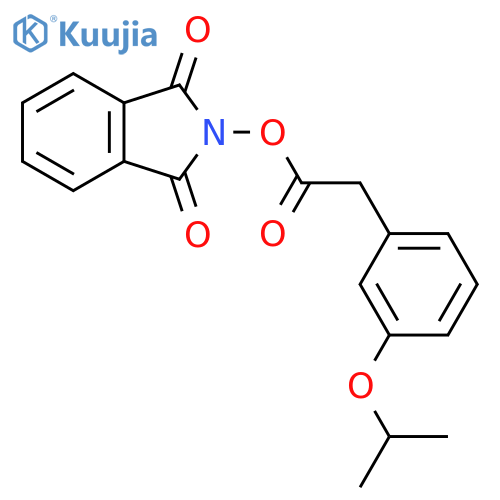 1,3-dioxo-2,3-dihydro-1H-isoindol-2-yl 2-[3-(propan-2-yloxy)phenyl]acetate structure