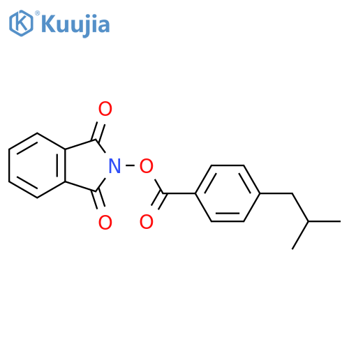 1,3-dioxo-2,3-dihydro-1H-isoindol-2-yl 4-(2-methylpropyl)benzoate structure