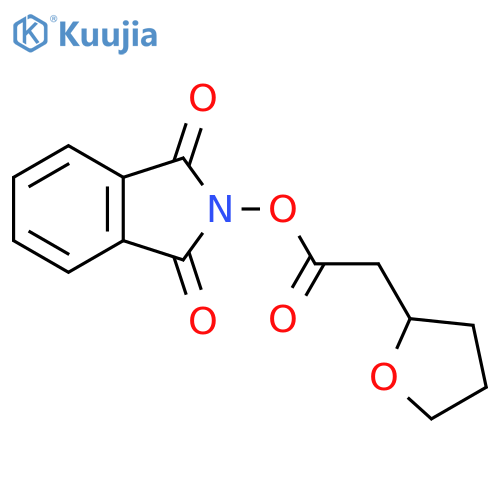 1,3-dioxo-2,3-dihydro-1H-isoindol-2-yl 2-(oxolan-2-yl)acetate structure