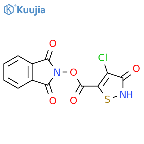 1,3-dioxo-2,3-dihydro-1H-isoindol-2-yl 4-chloro-3-hydroxy-1,2-thiazole-5-carboxylate structure