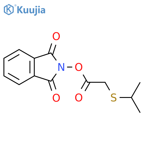 1,3-dioxo-2,3-dihydro-1H-isoindol-2-yl 2-(propan-2-ylsulfanyl)acetate structure