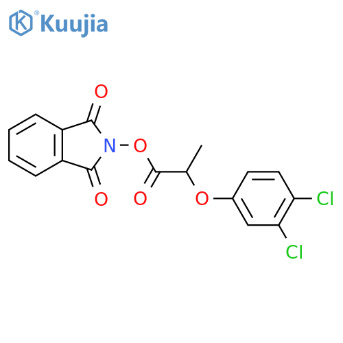 1,3-dioxo-2,3-dihydro-1H-isoindol-2-yl 2-(3,4-dichlorophenoxy)propanoate structure