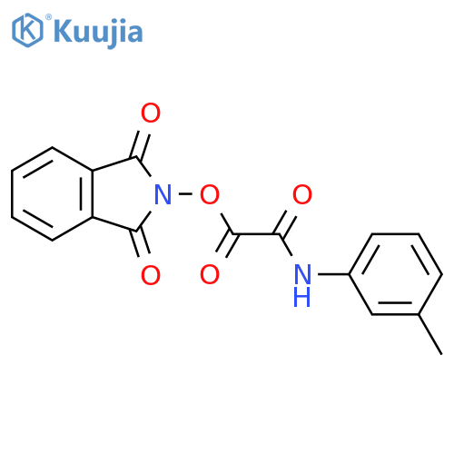 1,3-dioxo-2,3-dihydro-1H-isoindol-2-yl [(3-methylphenyl)carbamoyl]formate structure