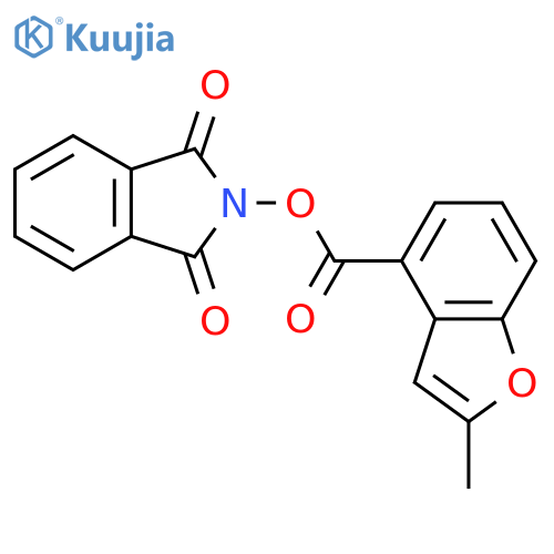 1,3-dioxo-2,3-dihydro-1H-isoindol-2-yl 2-methyl-1-benzofuran-4-carboxylate structure