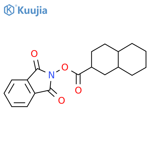 1,3-dioxo-2,3-dihydro-1H-isoindol-2-yl decahydronaphthalene-2-carboxylate structure
