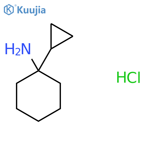 1-Cyclopropylcyclohexan-1-amine hydrochloride structure