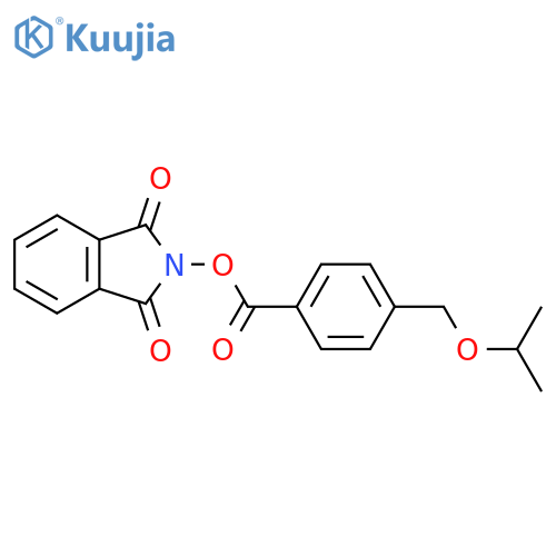 1,3-dioxo-2,3-dihydro-1H-isoindol-2-yl 4-[(propan-2-yloxy)methyl]benzoate structure