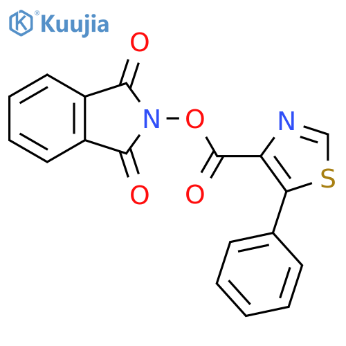 1,3-dioxo-2,3-dihydro-1H-isoindol-2-yl 5-phenyl-1,3-thiazole-4-carboxylate structure