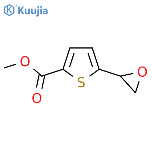 Methyl 5-(oxiran-2-yl)thiophene-2-carboxylate structure