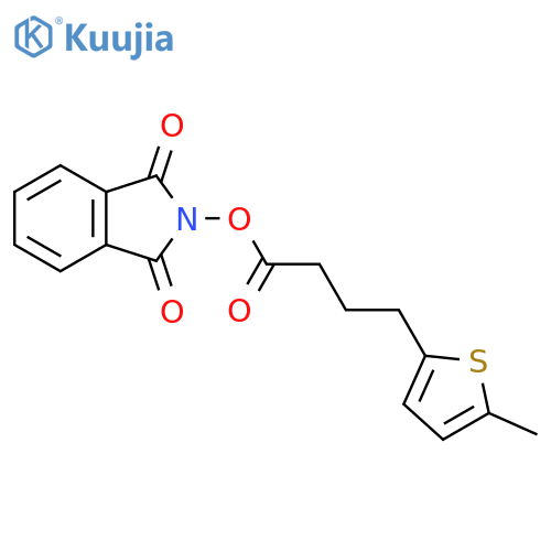 1,3-dioxo-2,3-dihydro-1H-isoindol-2-yl 4-(5-methylthiophen-2-yl)butanoate structure