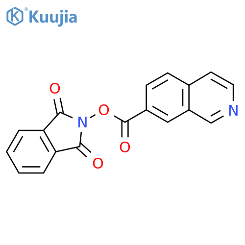 1,3-dioxo-2,3-dihydro-1H-isoindol-2-yl isoquinoline-7-carboxylate structure